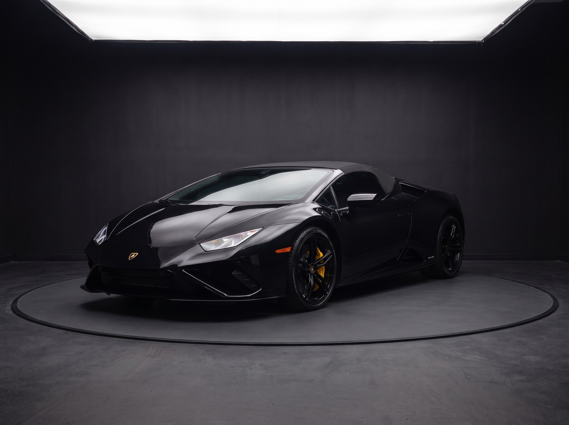 Lamborghini Huracán EVO Spyder convertible rental in Miami by 95 Auto Club