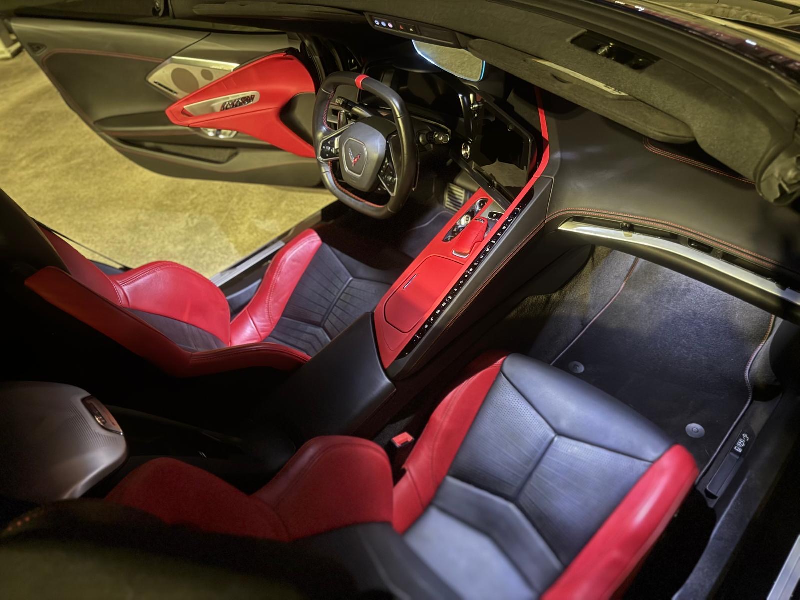 Black 2024 Chevrolet Corvette C8 Stingray rental Miami photo 6