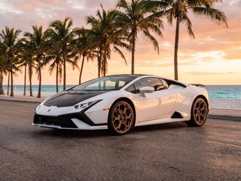 Lamborghini Huracán rental near Fort Lauderdale Beach